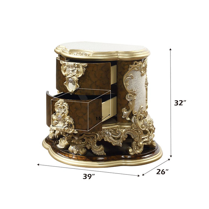 Desiderius Nightstand – dimensions diagram