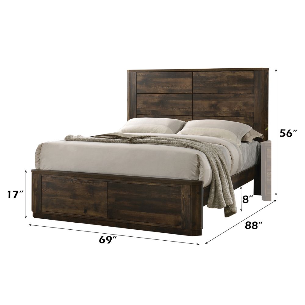 Elettra Queen Bed – dimensions diagram