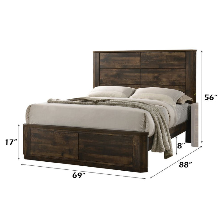 Elettra Queen Bed – dimensions diagram