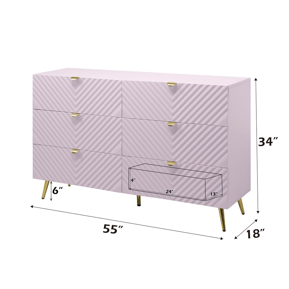Gaines Dresser – dimensions diagram
