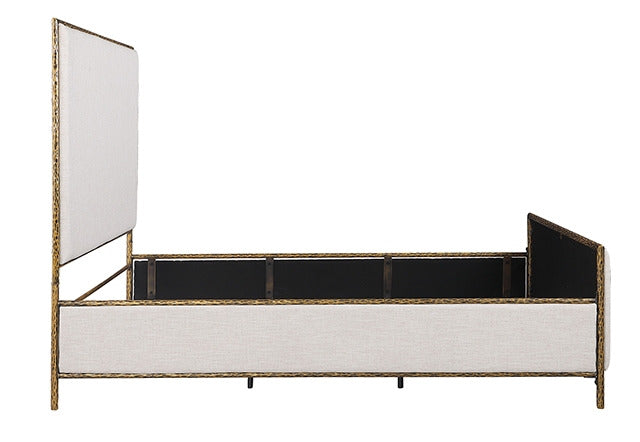 Valda Bed, Matte Gold - view 4