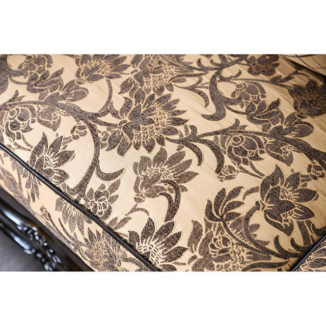 Quirino Sofa, Dark Brown/Tan - view 3