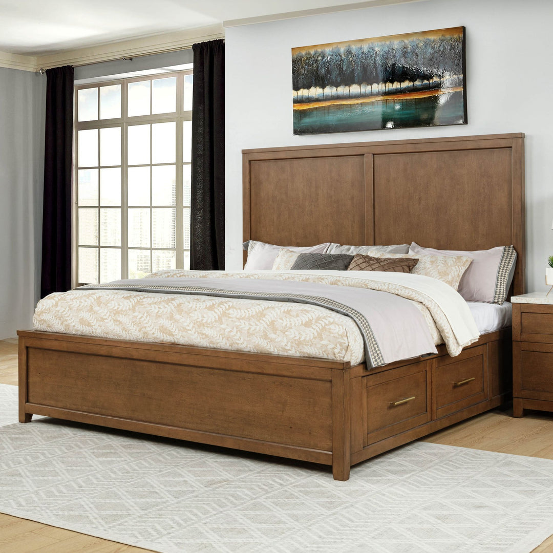Devonshire 6/0 WK Stg  Side Rails-Cognac (order 2 Per Bed)