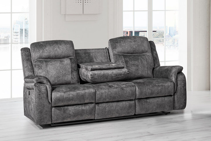 Park City  Sofa W/pwr Fr-Slate