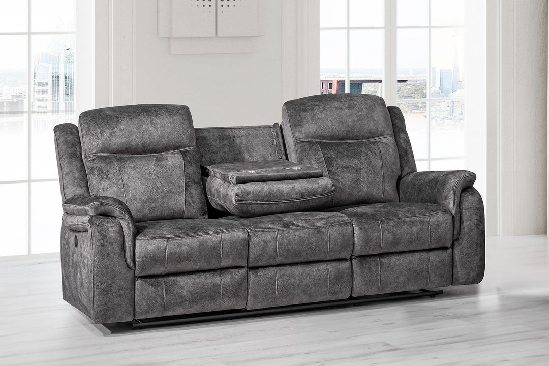 Park City  Sofa W/pwr Fr-Slate