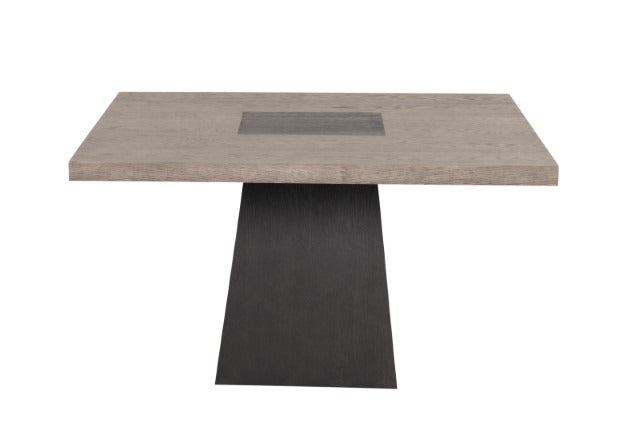 Broager 5 Pc Dining Table Set, Rustic Oak/Dark Walnut - view 4