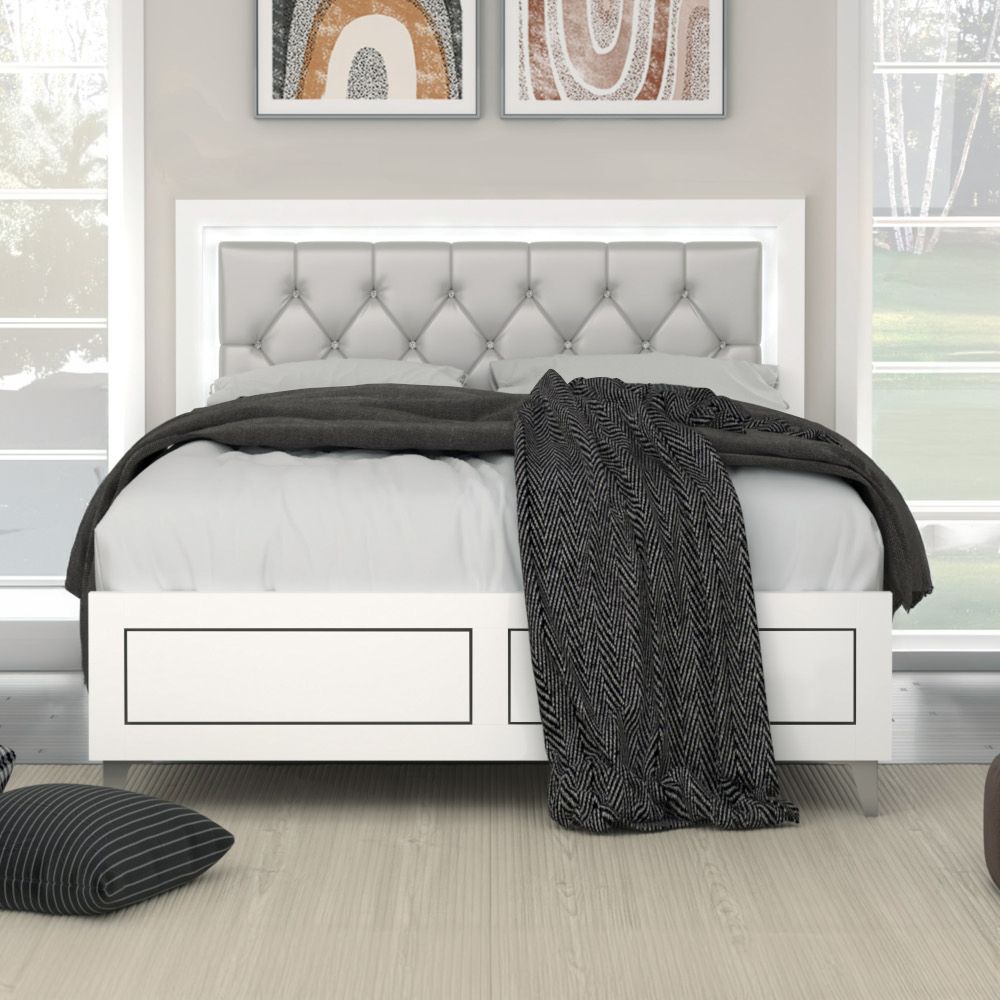 Casilda Queen Bed with Led
