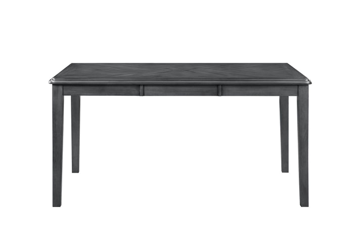 Gia 5 Pc 60" Dining Table &amp; 4 Chairs-Gray