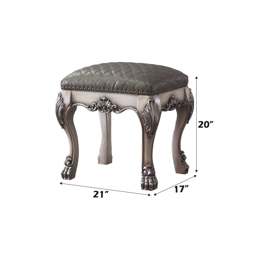 Dresden Vanity Stool – dimensions diagram