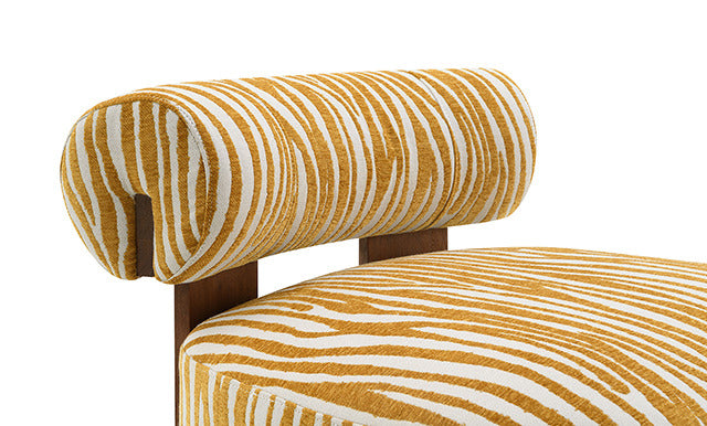 Niobe Accent Chair, Yellow - view 3