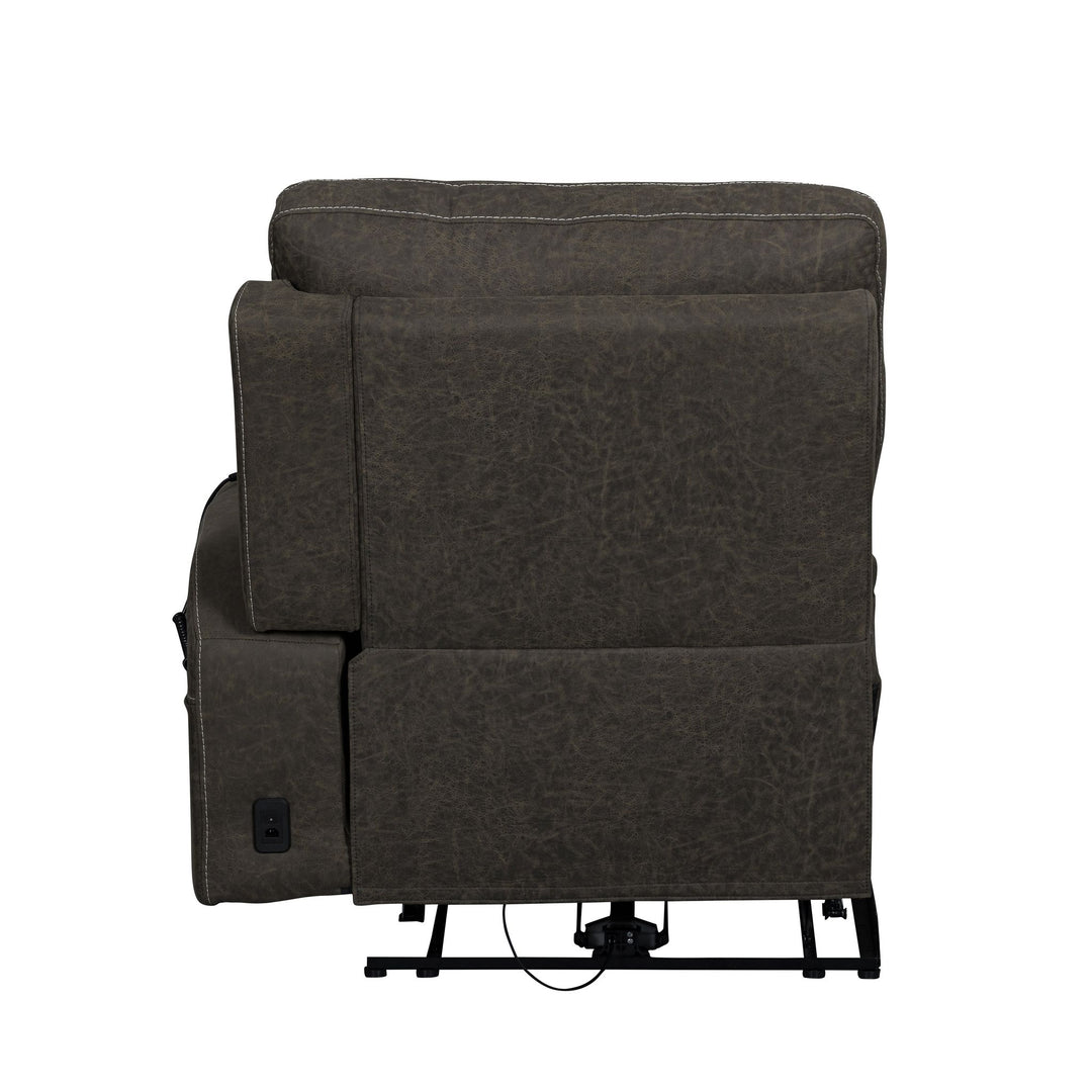 Gaia Raf Recliner W/pwr Hr,fr,massage, Heat-Sable
