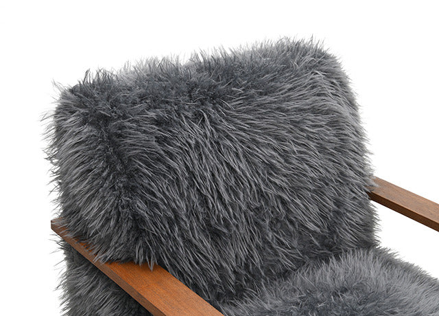Elardo Accent Chair, Charcoal Gray