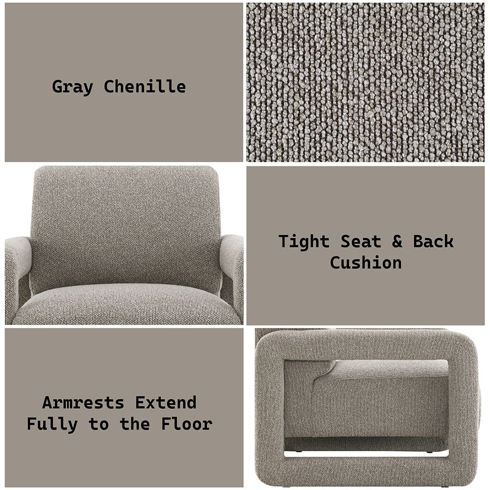 Glenda Accent Chair – features callout