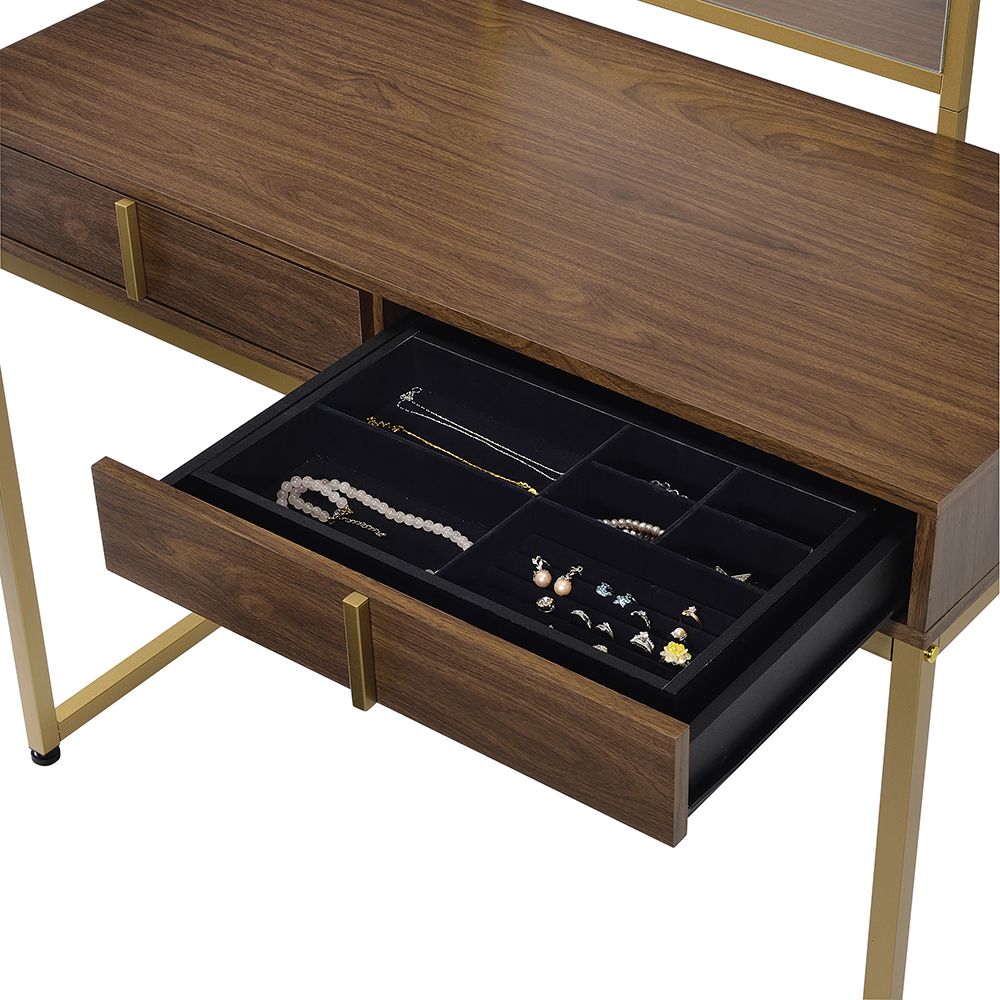 Coleen Vanity Desk W/Mirror & Jewelry Tray – view 4