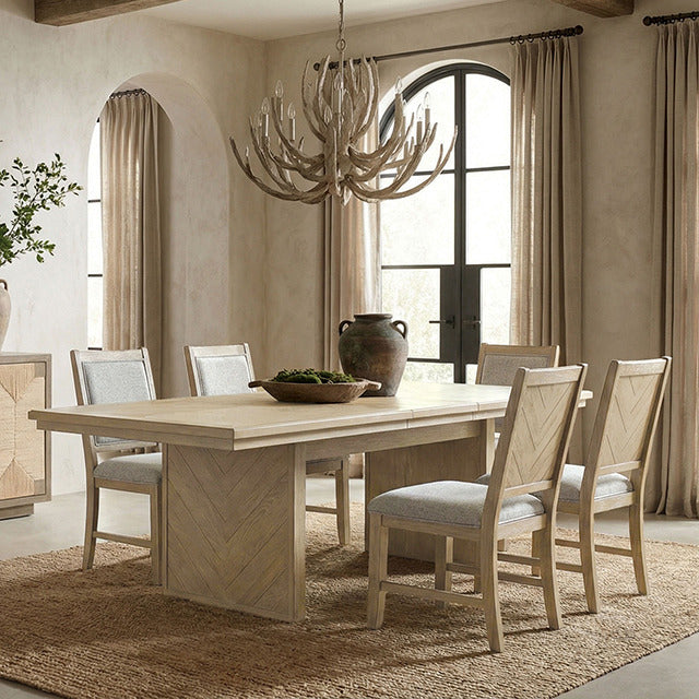 Casoria Dining Table, Natural - view 6