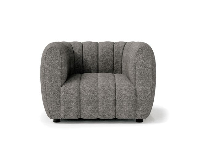 Aversa Chair, Charcoal Gray - view 2