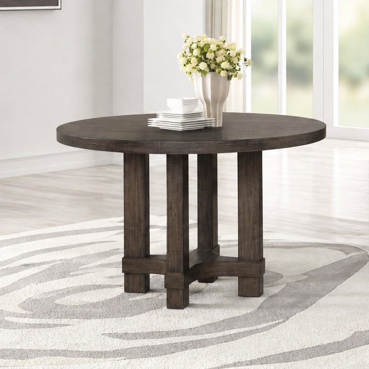 Cityscape Round Dining Table-Walnut