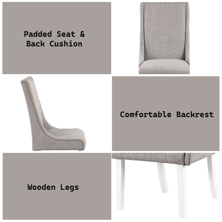 Hollyn Side Chair (Set-2) – features callout