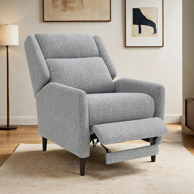 Psyche Pushback Recliner, Gray - view 7