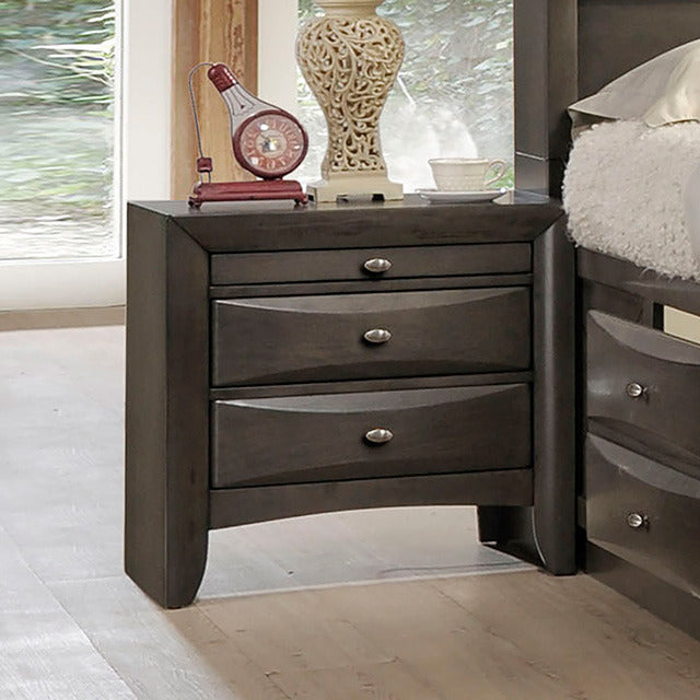 Zosimo Night Stand, Gray