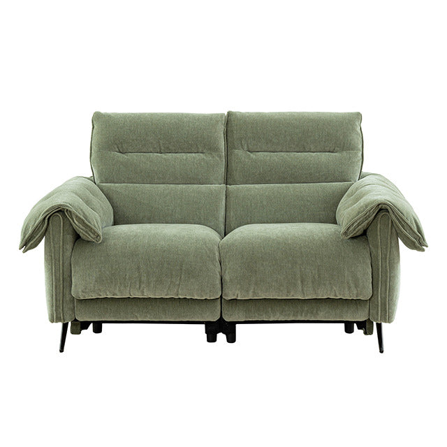 Morley Power Loveseat, Sage Green