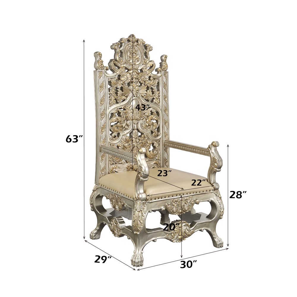 Danae Arm Chair (Set-2) – dimensions diagram