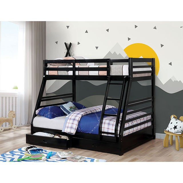 California Twin/Full Bunk Bed - view 2