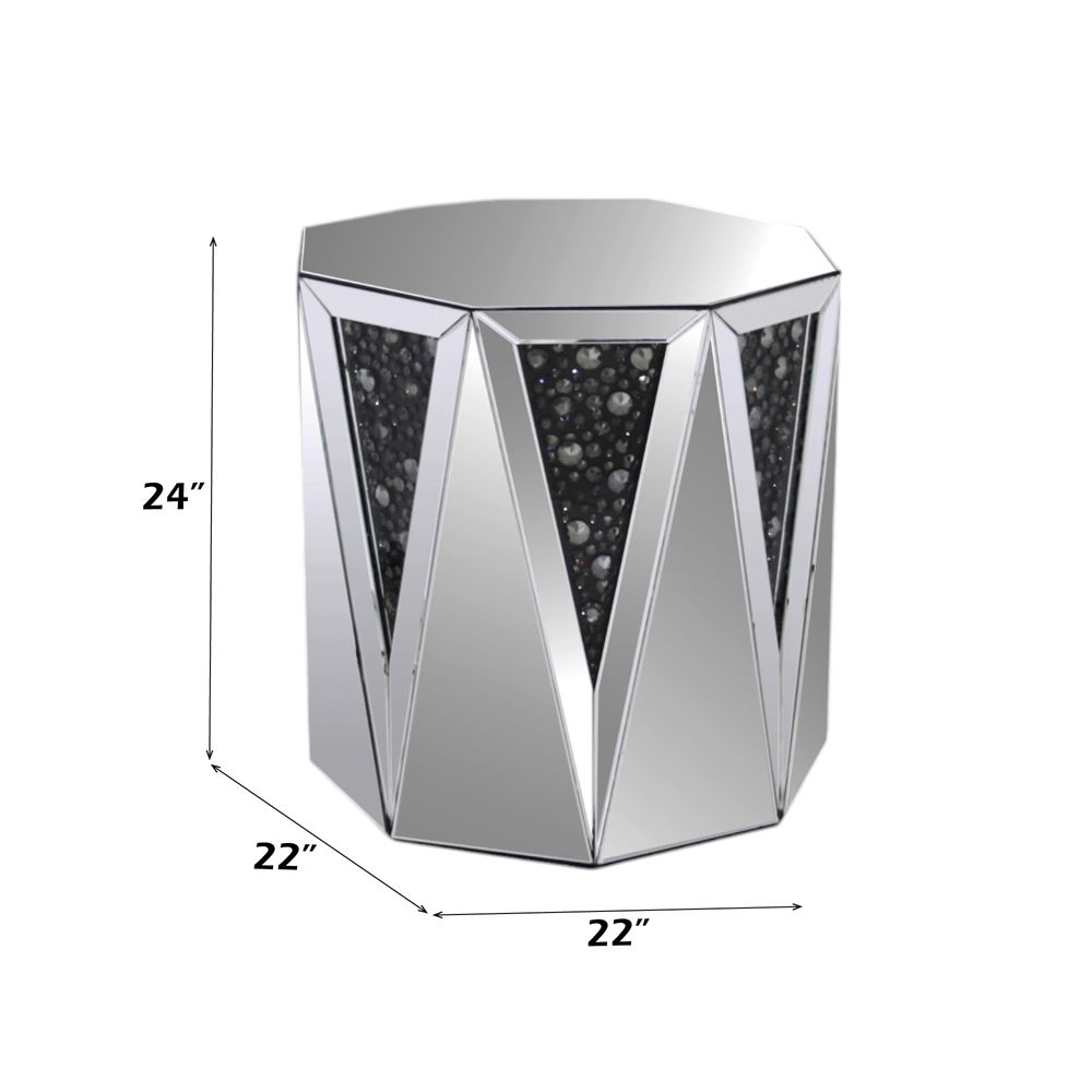 Nysa End Table – dimensions diagram