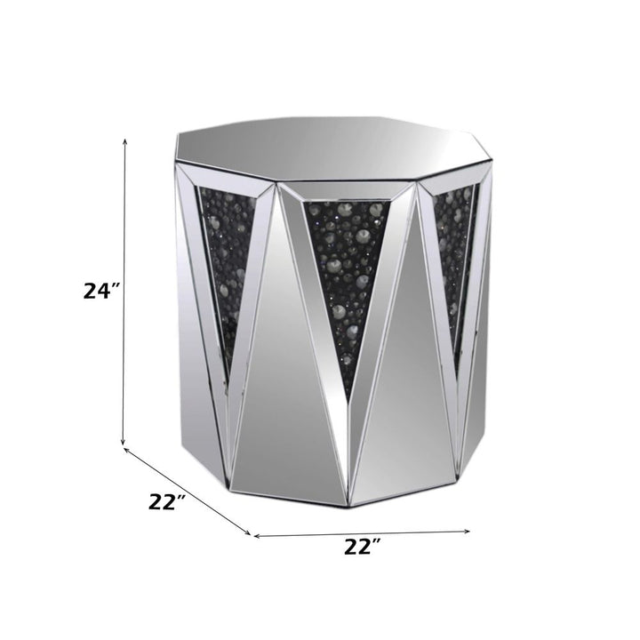 Nysa End Table – dimensions diagram