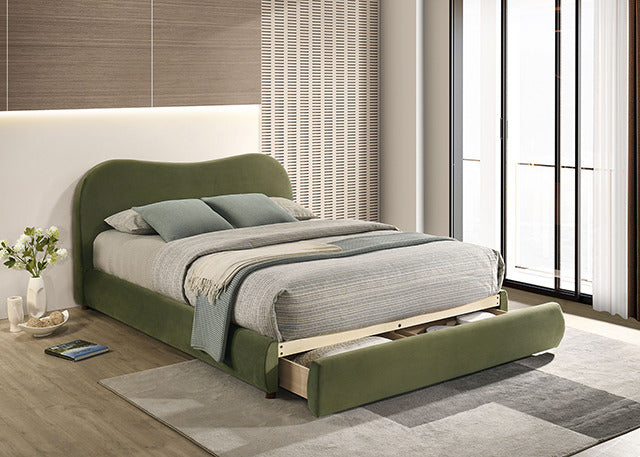 Grimsby Bed, Olive Green - view 3