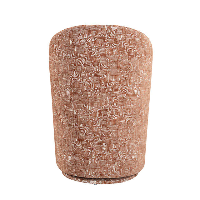 Vara Dining Swivel Chair, Rust Orange - view 3