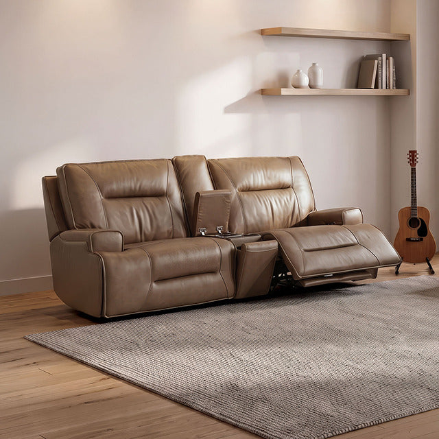 Dallas Oversized Power Sofa, Cocoa Brown - view 8