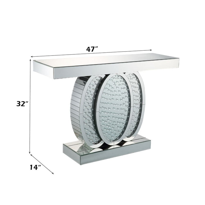 Nysa Console Table – dimensions diagram