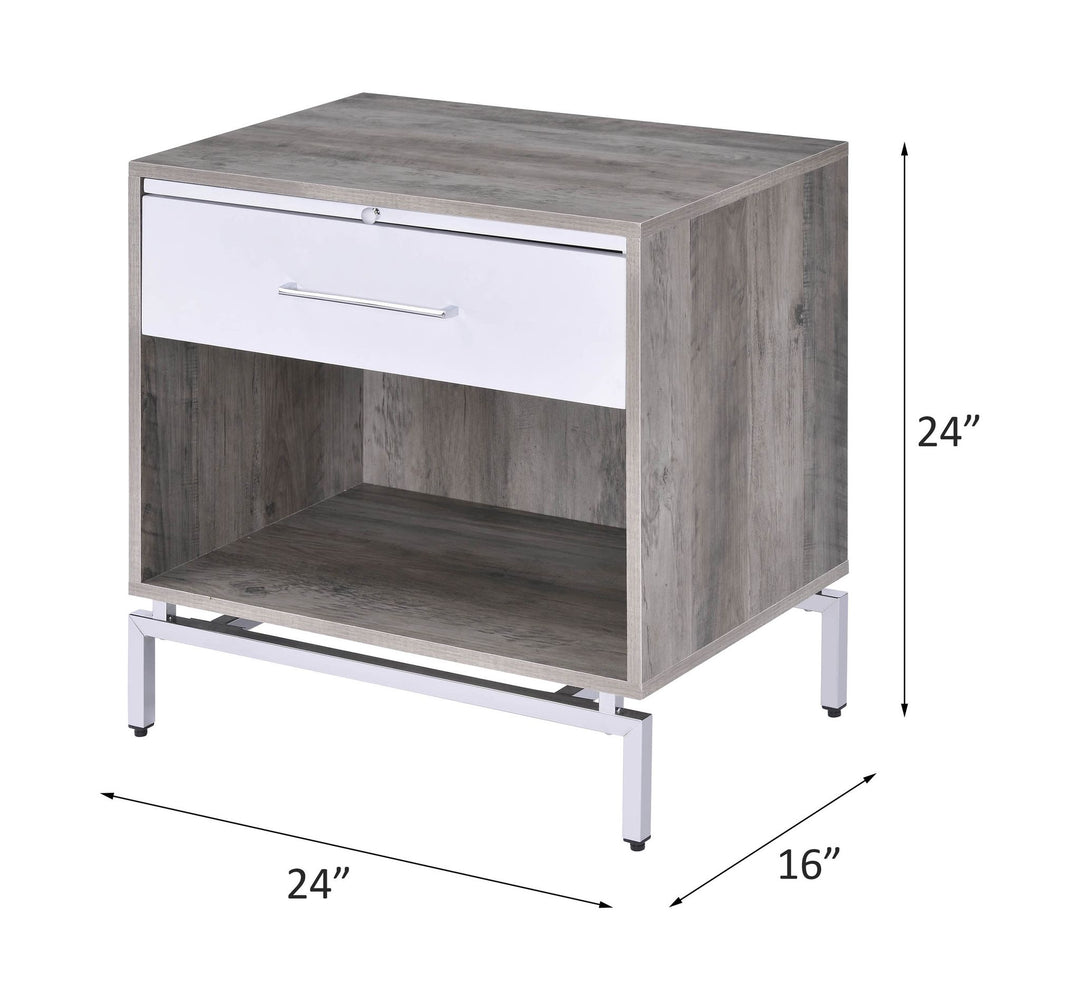 Cistus Accent Table – line drawing