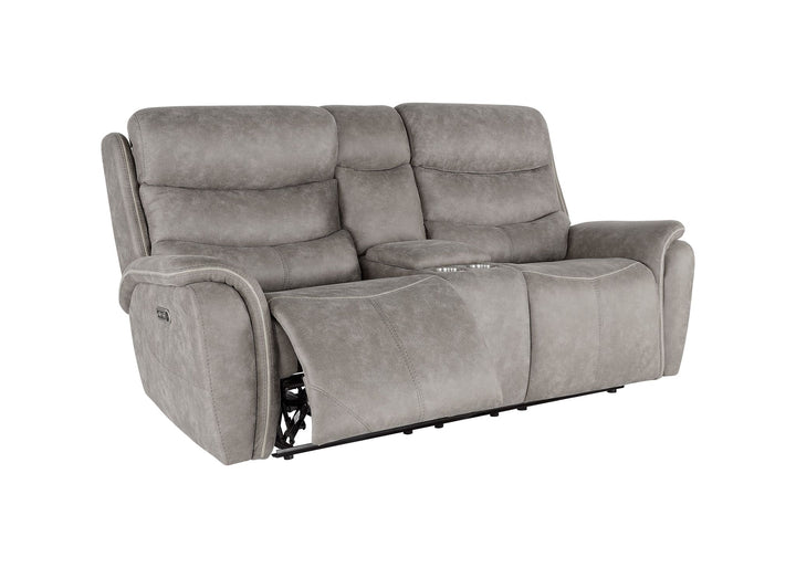 Kamari Console Loveseat W/pwr Hr &amp; Fr-Gray