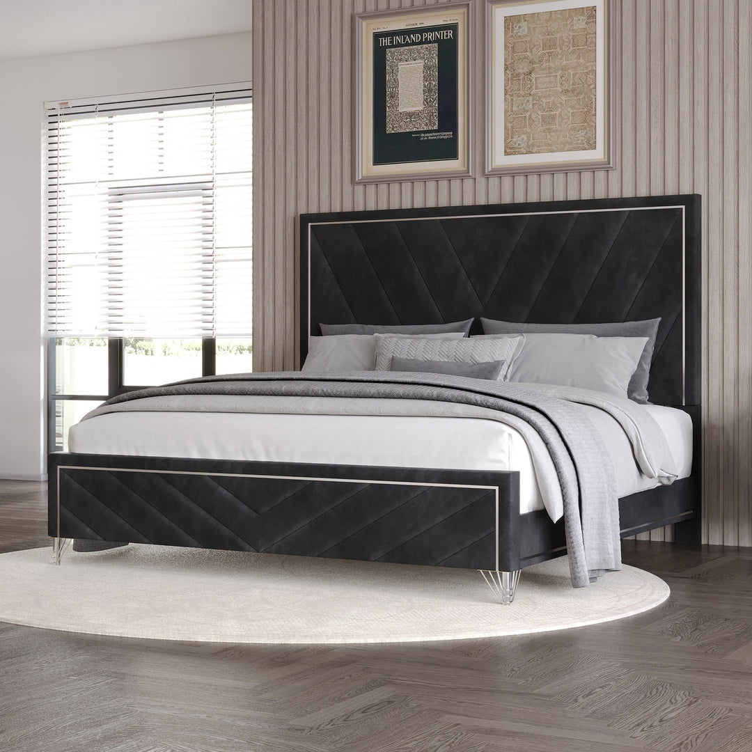 Ava 6/0 WK Panel Side Rails-Ebony