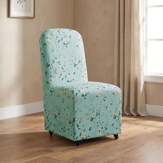 Canterbury Dining Chair, Chinoiserie Light Teal/Pink - view 6