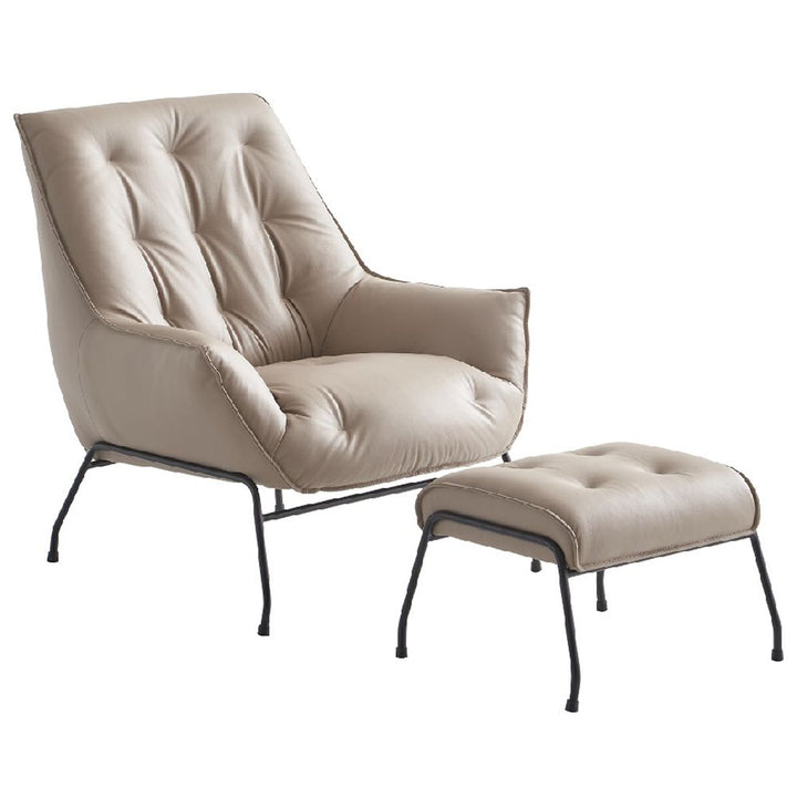 Zusa Accent Chair &amp; Ottoman – view 2