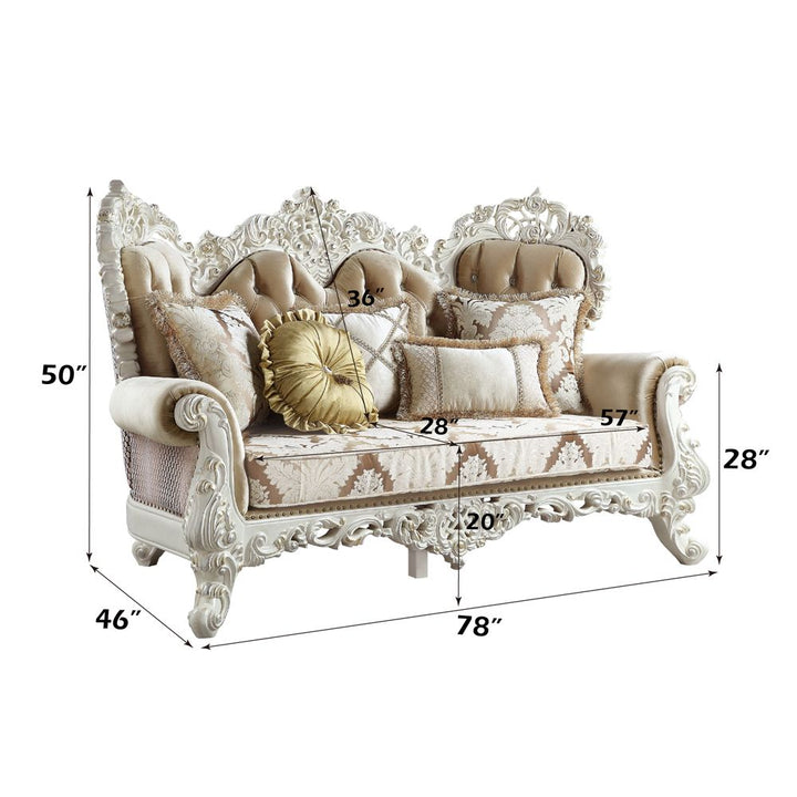 Vanaheim Loveseat with 5 Pillows