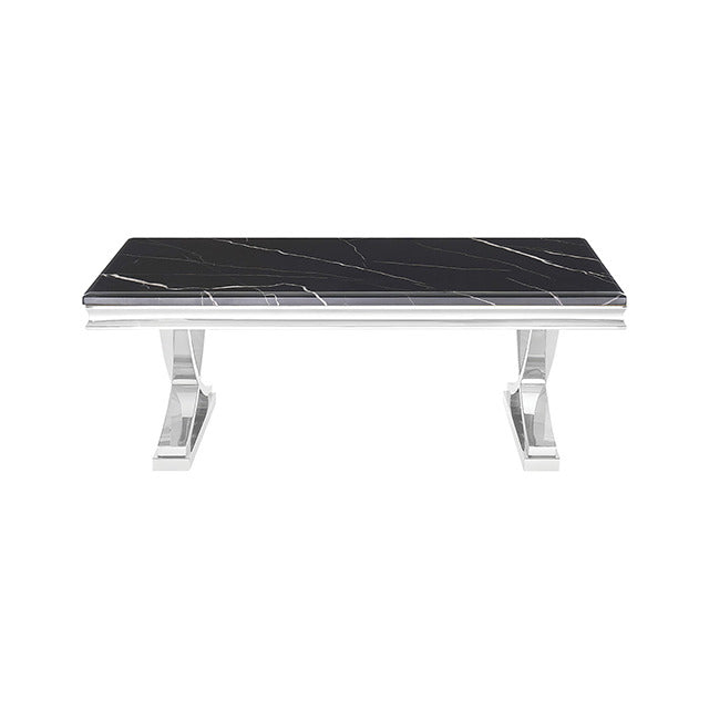 Wettingen Coffee Table, Black/Chrome