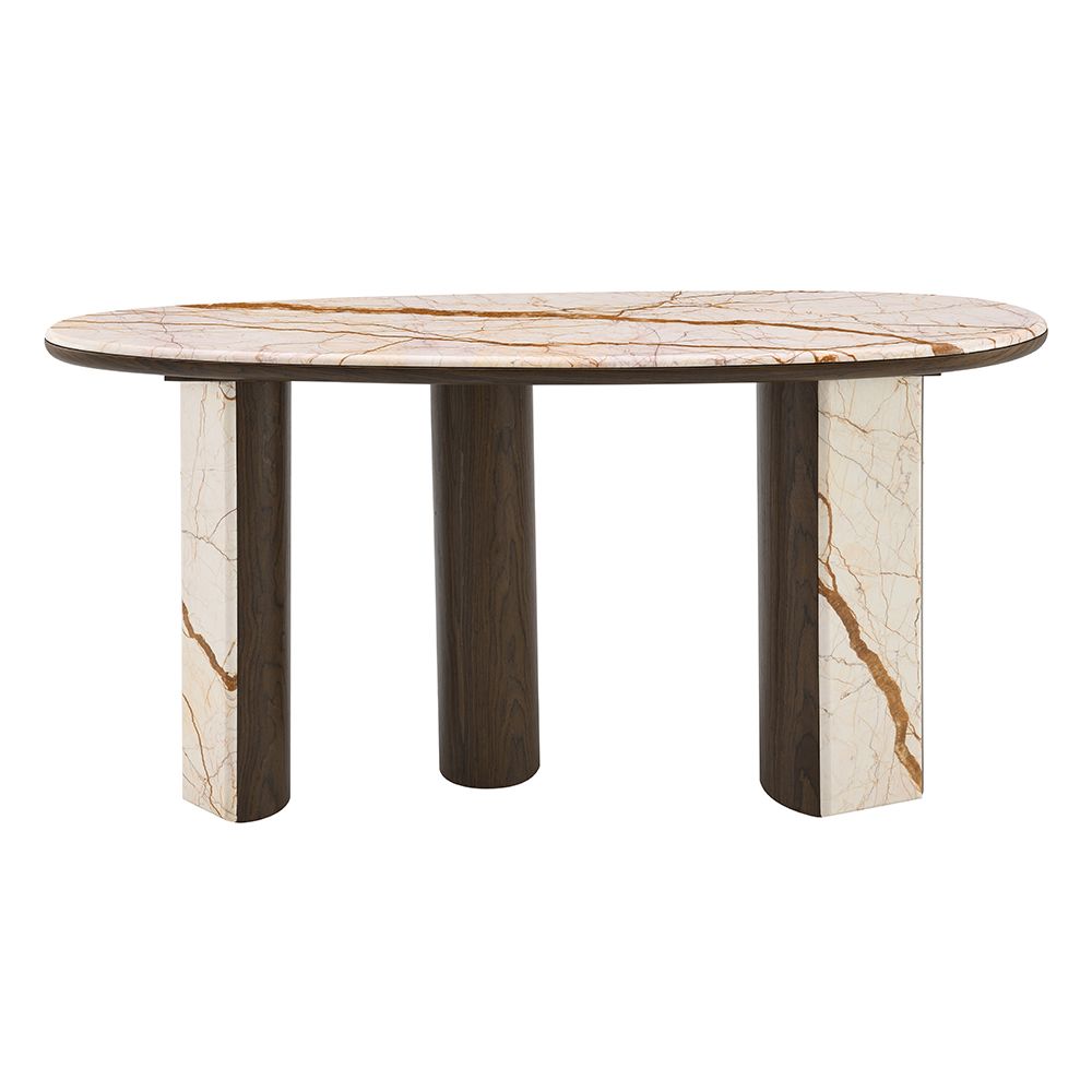Haidar Console Table with Marble Top