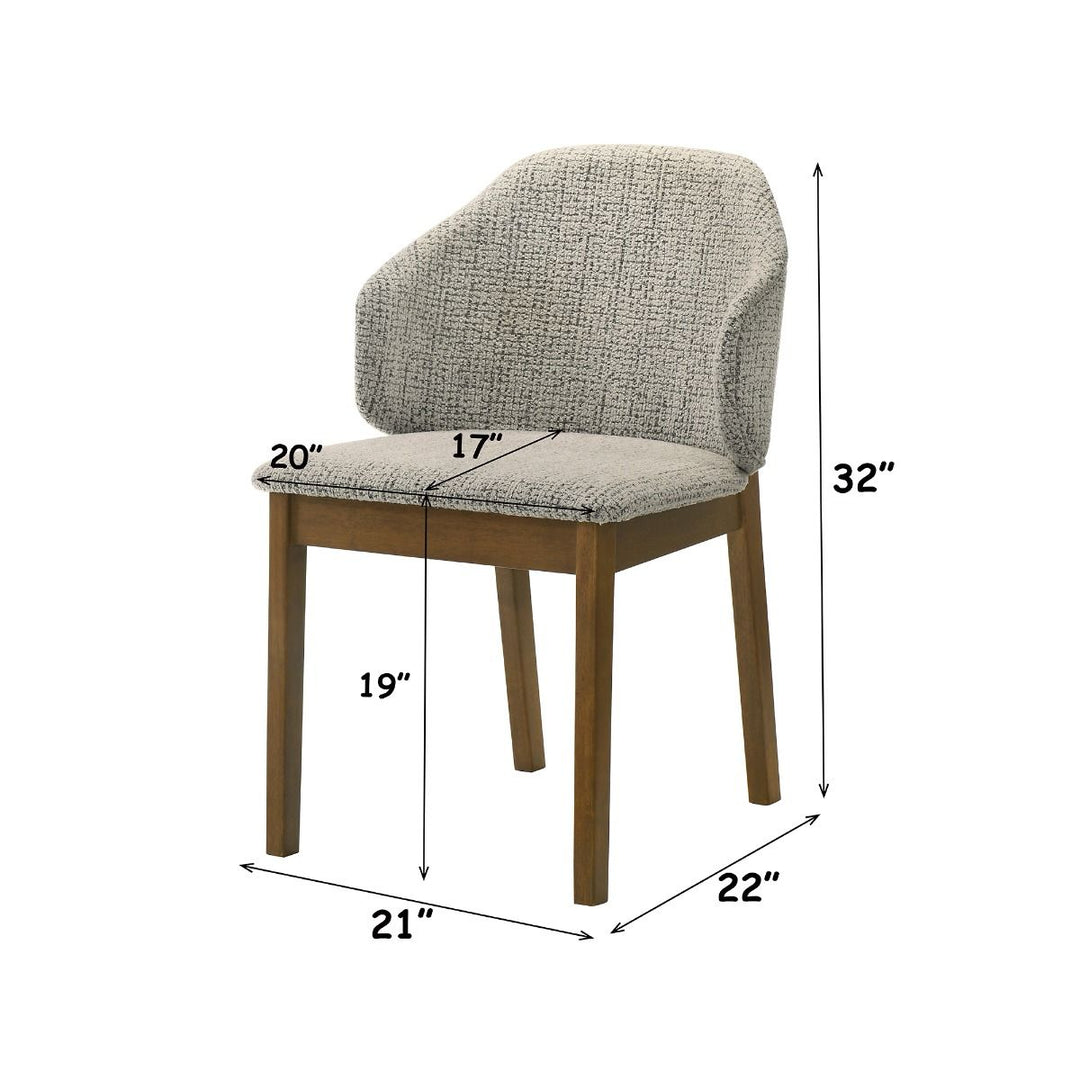Oleia Side Chair (Set-2) – dimensions diagram