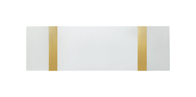 Horve Sofa Table, Gold/White - view 4