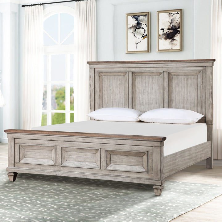 Mariana 6/6-6/0 Ek/wk Footboard &amp; Slats-Vintage Creme