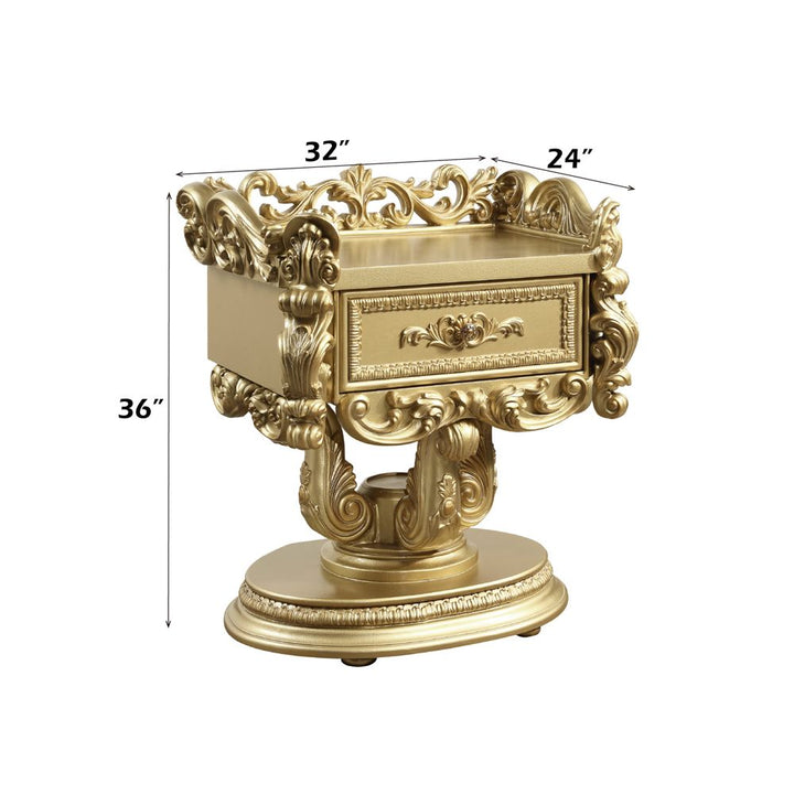 Bernadette Nightstand – dimensions diagram