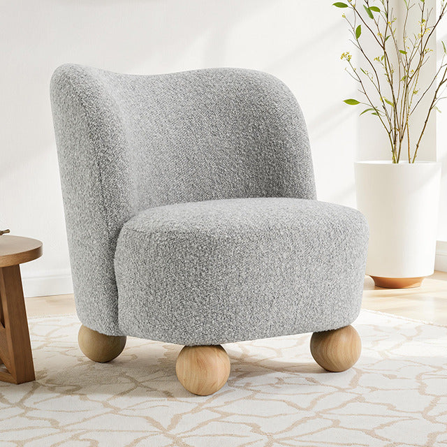 Karey Accent Chair, Gray - view 3