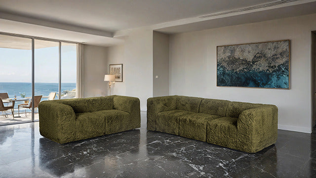 Nappi Sofa, Olive Green - view 4