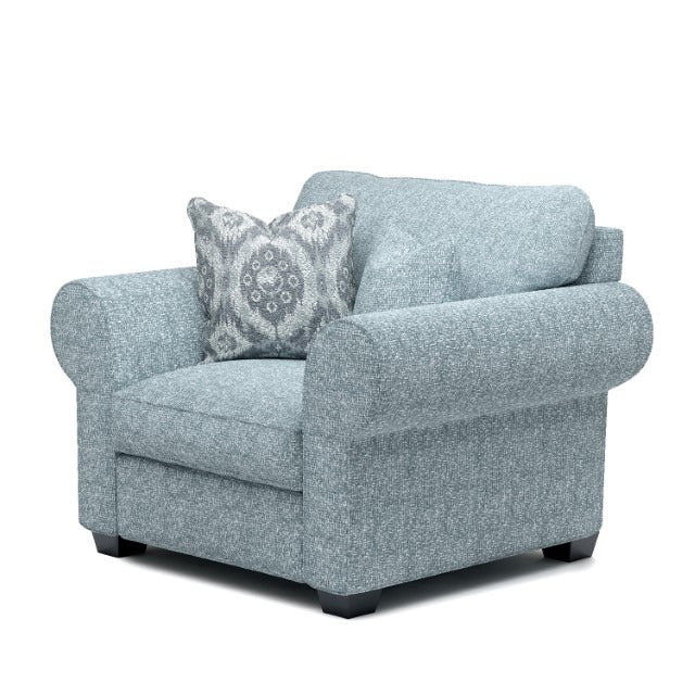 Queensbury Accent Chair, Teal