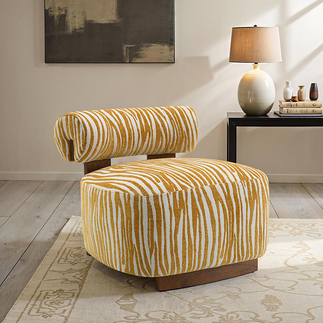 Niobe Accent Chair, Yellow - view 7