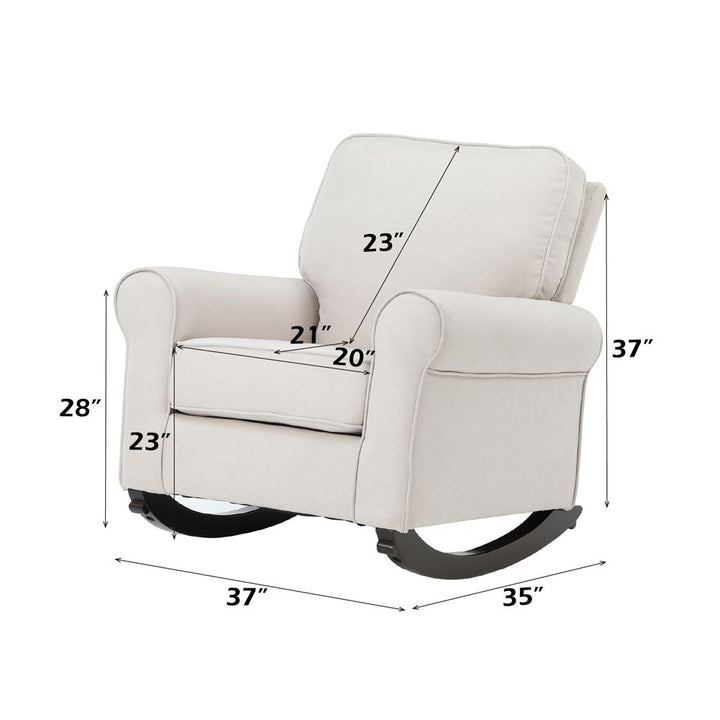 Elvin Rocking Chair – dimensions diagram